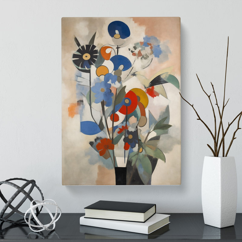 Jenneen Flowers Bauhaus Vol.1 - Wrapped Canvas Print, 50cm H x 35cm W x 3cm D