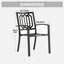 Stackable Outdoor Patio Dining Armchair