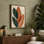 Geometric Leaf Study Botanical - Wrapped Canvas-2092868643-2092868666