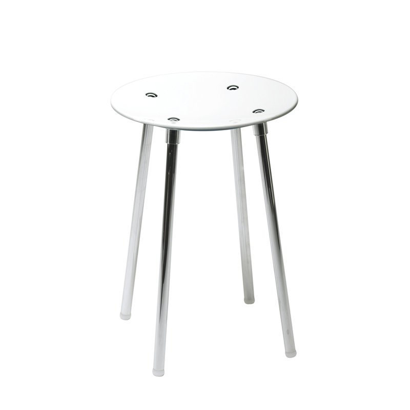 Complements Accent Stool, White