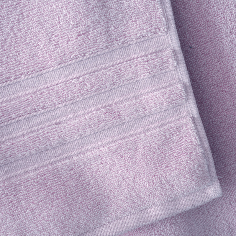 Zero Twist 100% Cotton Bath Sheet Towel, Purple