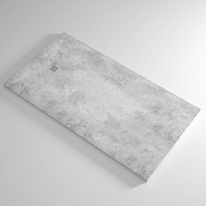 32'' W 32'' D Rectangular Single Shower Base, Concrete