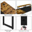 Iron Computer Desk