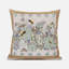 Housse de coussin intérieur / extérieur en polyester Honeybee on Flower-1088340342-1088340346