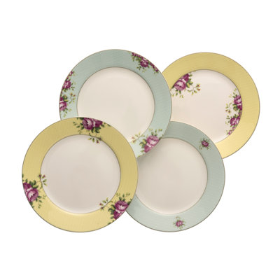 Archive Rose 20.5cm Bone China Salad/Dessert Plate
