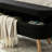 Oval Boucle Storage Ottoman Bench with Wood Legs-140516516