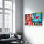 Peinture décorative en verre trempé