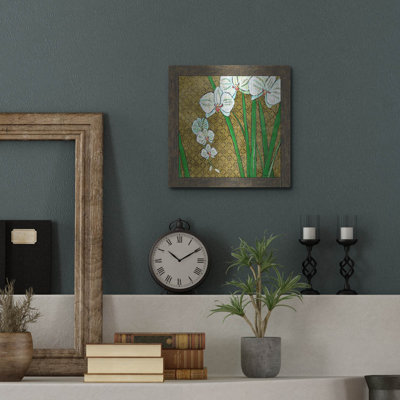  'Exotic Garden 1' by Chariklia Zarris Metal Wall Art, 12" x 12"