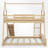 Twin Over Queen Bunk Bed-450956047