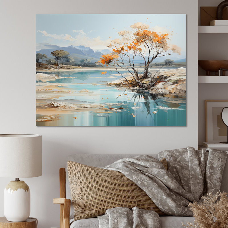 Impression sur toile Rivers, Toile tendue, H 24 po x l 32 po x P 1 po