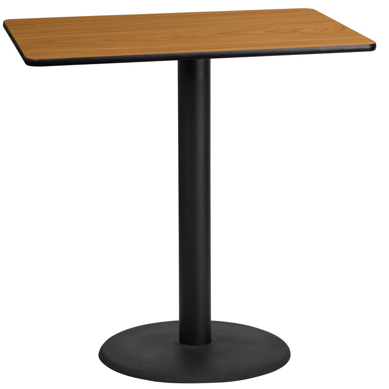 Plateau de table de salle à manger Carrus, H 43,12 po x l 42 po x P 24 po, Naturel