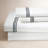 Ravana 300 Thread Count Cotton Blend Percale Flat Sheet-44672919-44672918