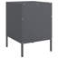 Bedside Cabinets 2 pcs 36x39x50,5 cm Steel-743405773