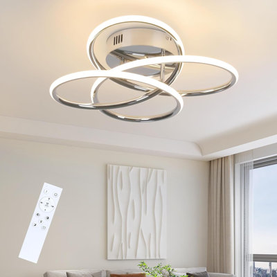 41cm Butterfly‑Shaped Dimmable LED Flush Mount