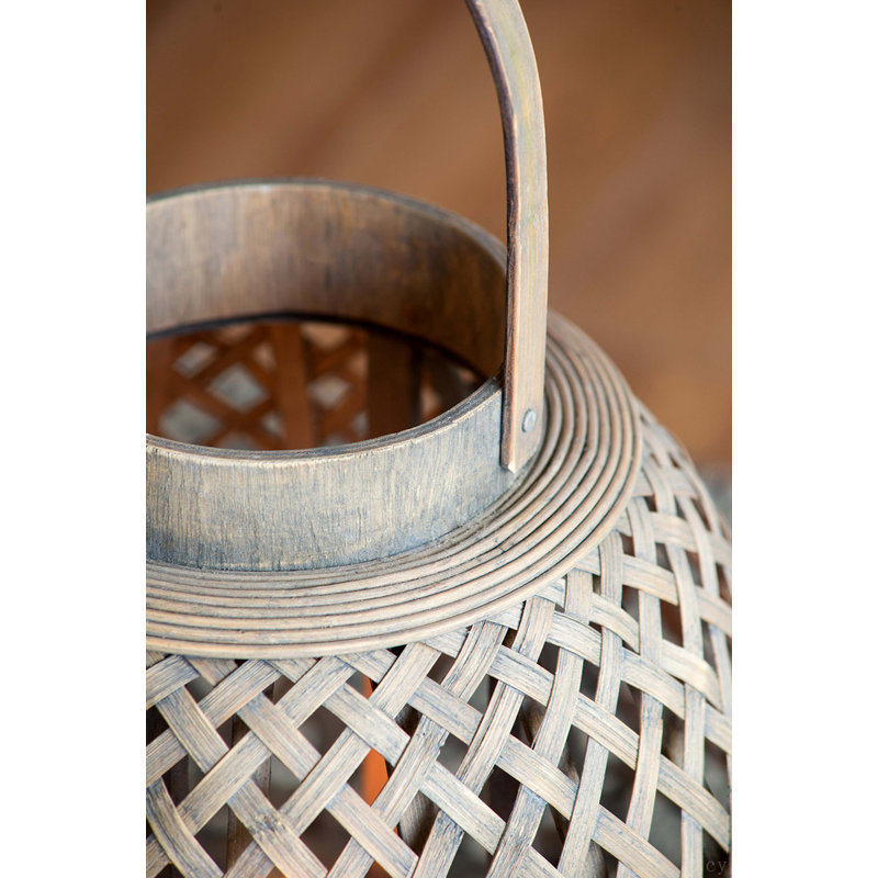 Lanterne conique en bois Coconio
