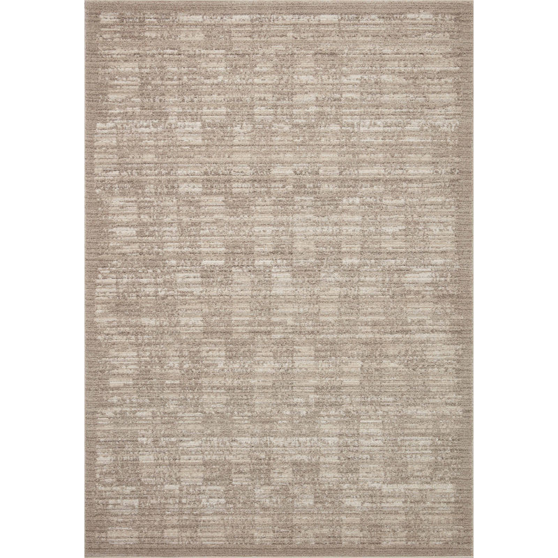 Darby Pebble Sand Geometric Synthetic Runner Rug 2'-7" x 8'-0"