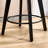  Swivel Upholstered Solid Wood Counter Stool (Set of 2)-932096388