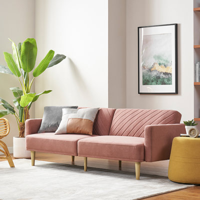Twin 77.5" Wide Convertible Sofa by Latitude Run