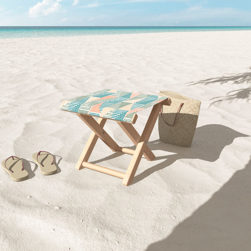 Tabouret d'appoint en bois massif Wagner