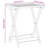Arletta 50cm Solid Wood Rectangular Portable Folding Table