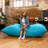 Pillow Saxx 5.5-Foot - Huge Bean Bag Floor Pillow and Lounger-1419206399