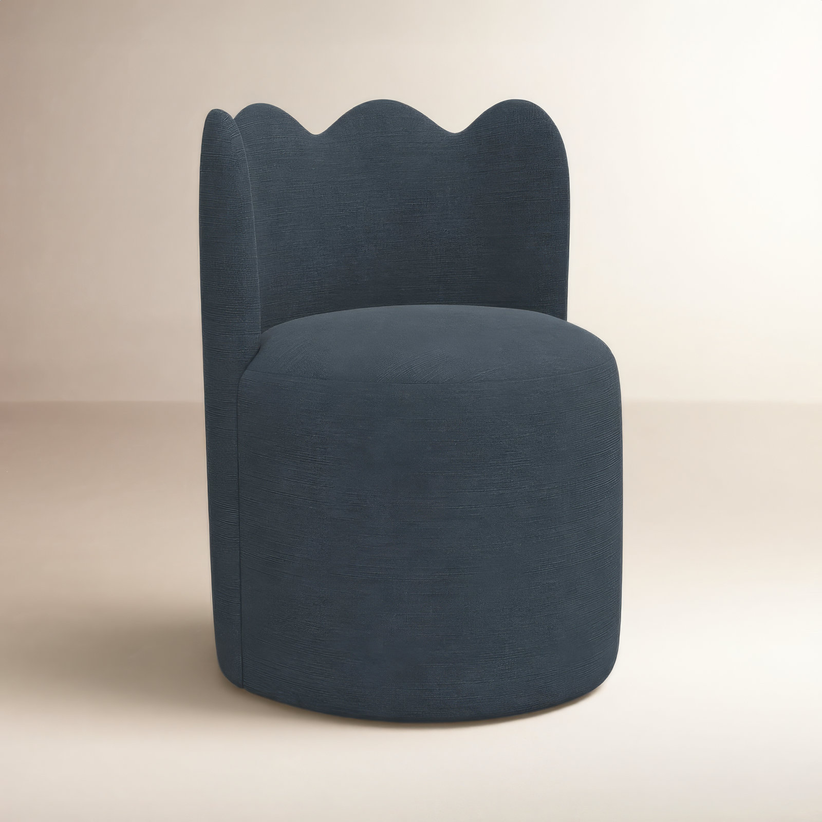 Dahlia Dining Chair, Classic Navy Linen