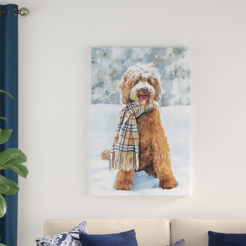 « winter ready », reproduction sur toile tendue, H 45 po x l 30 po x P 1,5 po