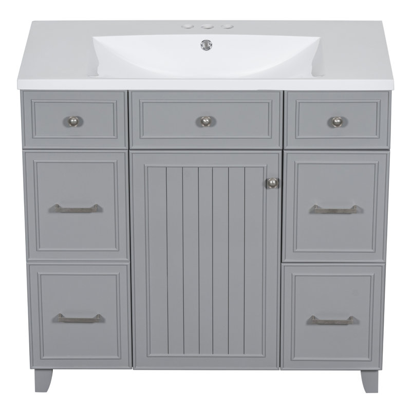 16.65'' Single Bathroom Vanity Base Only