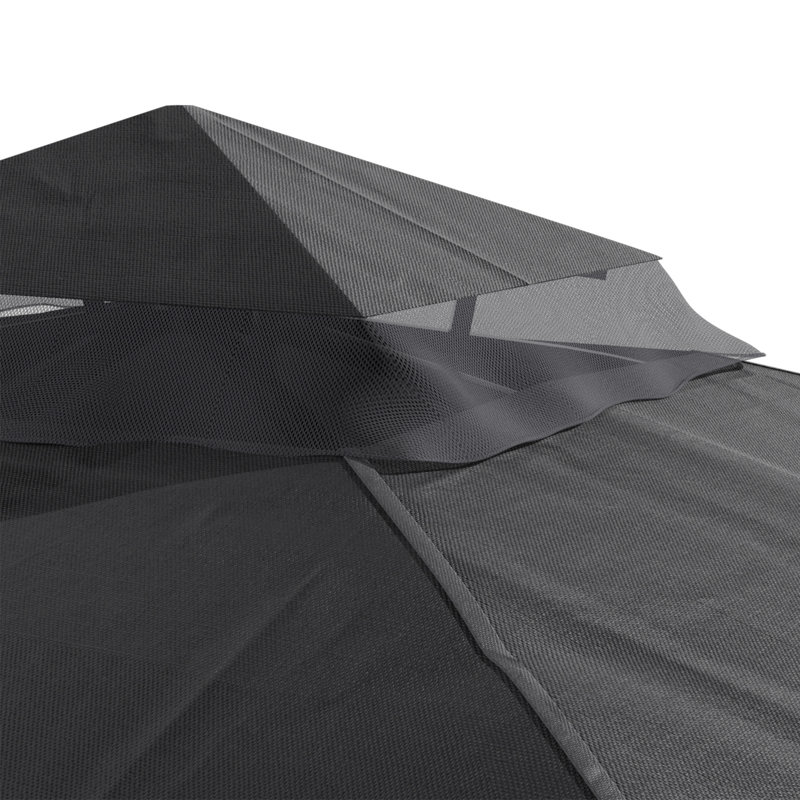 Calob 2.8m x 3.9m x 3.2m Metal Pergola