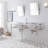 Creation Embassy 72'' Stone Oval Bathroom Vanity with Faucet and Overflow -1374940812