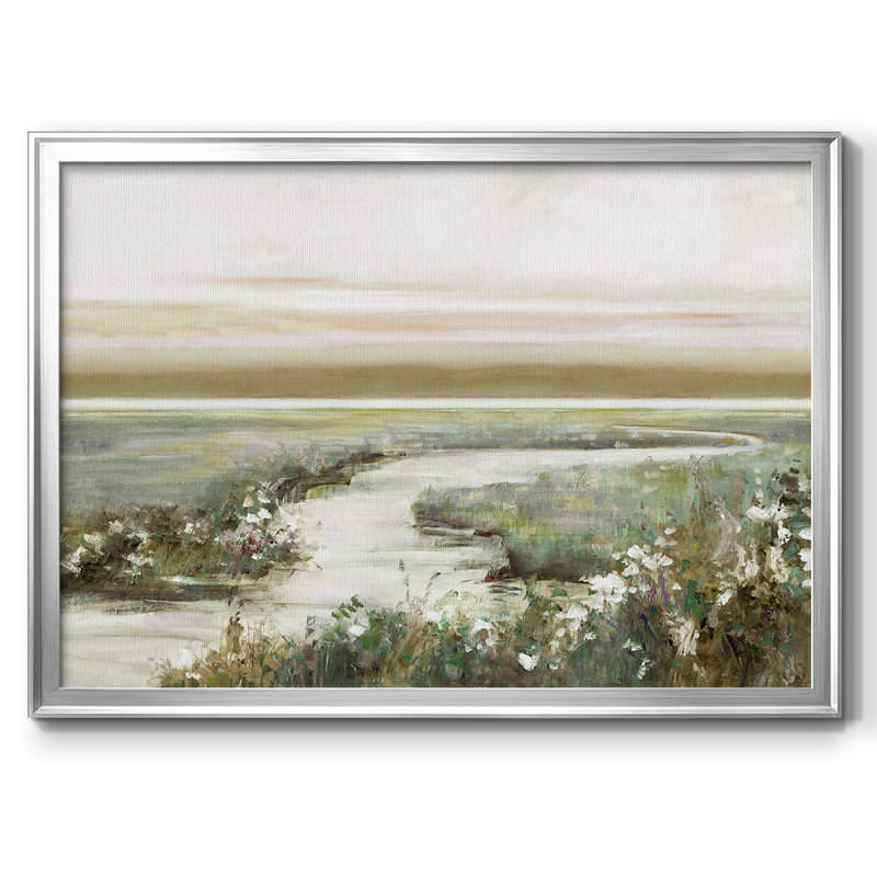 Eternity In Dawn, reproduction d'art sur toile, H 14 po x l 20 po x P 1,5 po, Argent