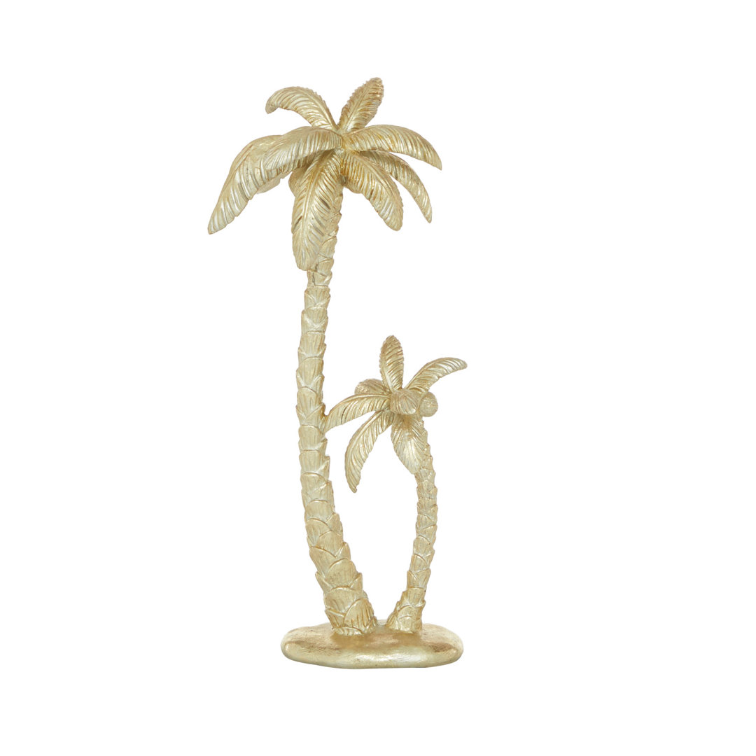 Polyresin Palm Tree Decorative Sculpture Bay Isle Home™