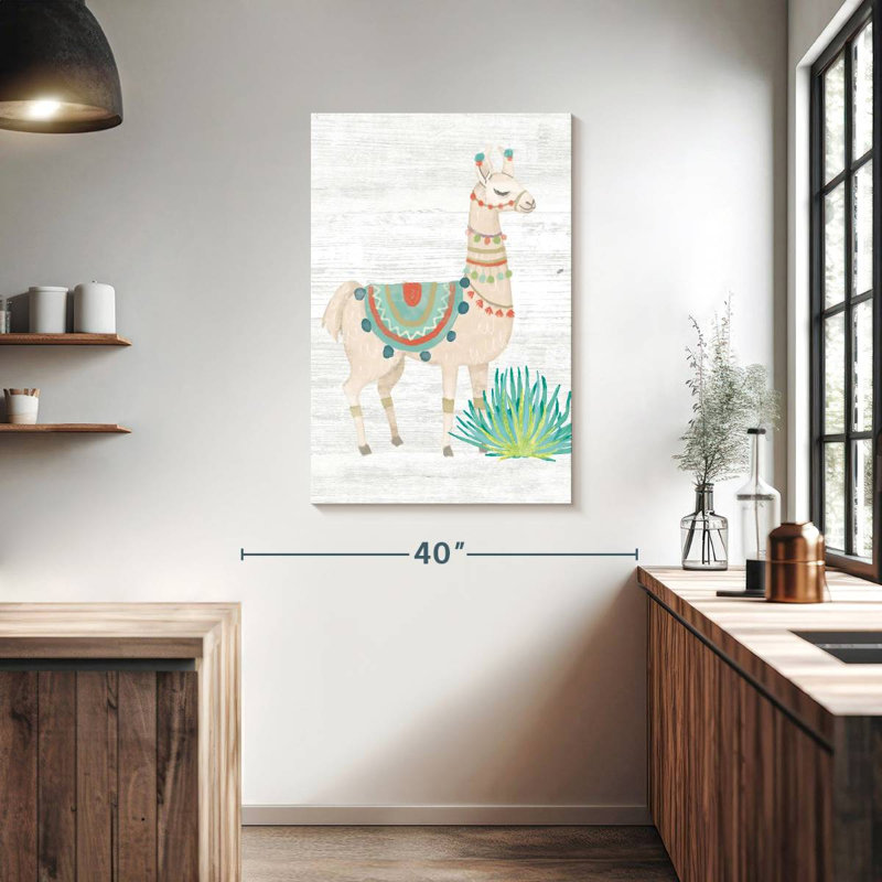 Bramla Lovely Llamas - vert, H 39 po x l 26 po