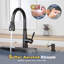 Robinet de cuisine extractible avec distributeur de savon-95035349