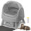 PetPivot Large Open-Top Automatic Cat Litter Box Self Cleaning with Safety Protection, Mat and Trash Bags Included, Steel