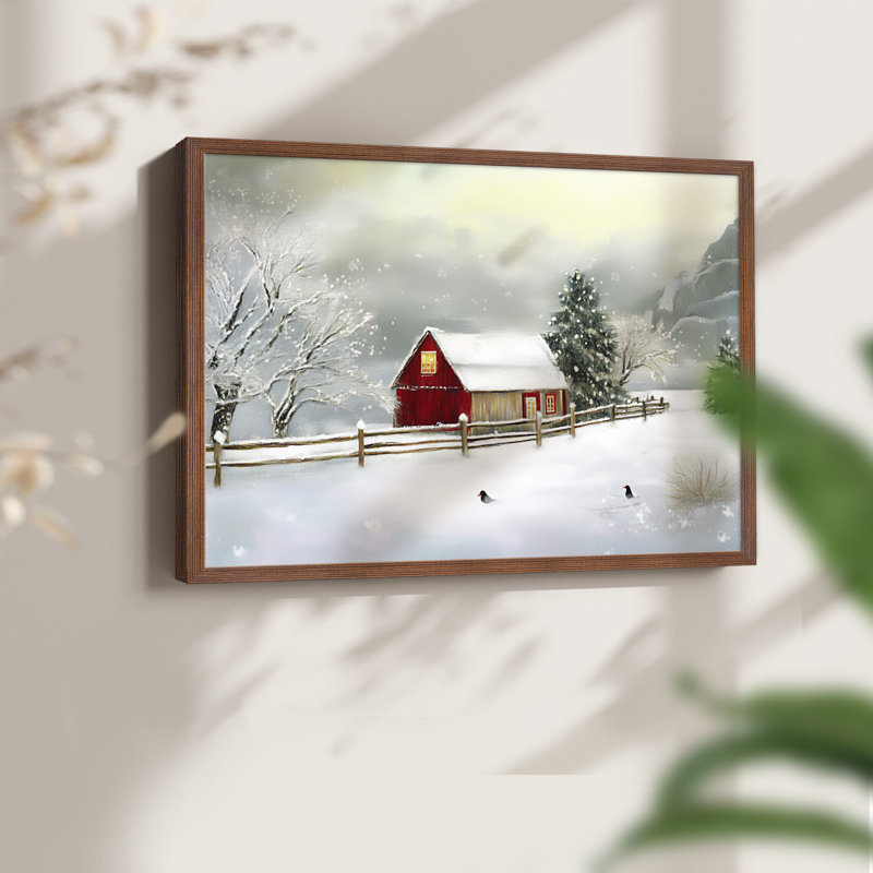 Art de Noël - Dccxxxxxxxxxxxxxxx, H 8 po x l 10 po, Noyer
