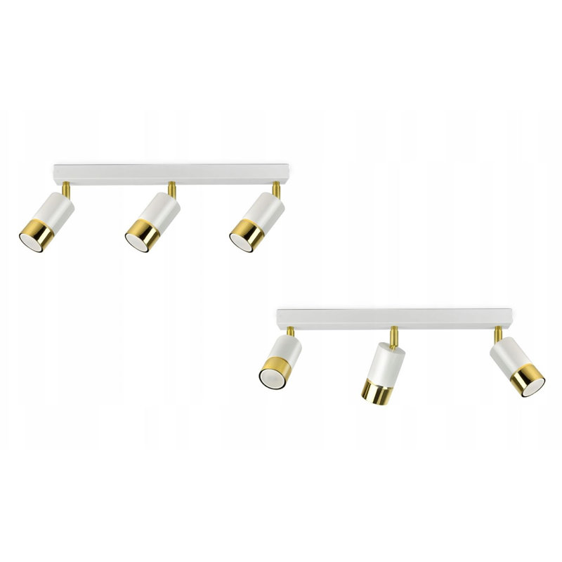 Aleshea Spotlight, White/Gold