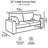 Modern 70" Upholstered Sofa with Deep Seat Cushions – Comfortable Fabric, Supportive Back, Removable Pillows, and Sturdy Frame for Apartments, Living Room, or Office-1933976401