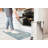 Lyanne Washable Non-Slip Blue Area Rug-1676185326