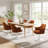 Lippa Performance Velvet Swivel Dining Armchair-105239672-105239675