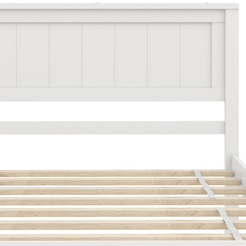 Shauna Bed, Twin, White