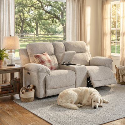 Callendale 79.5"W Power Reclining Sofa With Type-C, USB Charging Ports, Cup Holders
