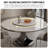 Modern simple microcrystal round dining table set-103023763-125120025