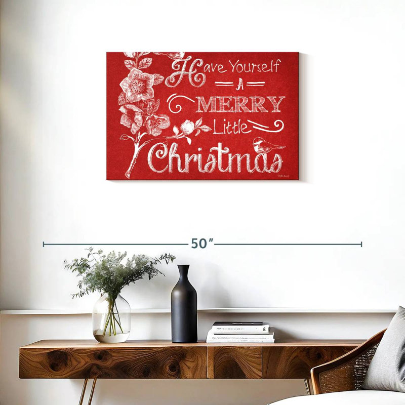 Tableau noir «Merry Christmas» - rouge, H 20 po x l 30 po