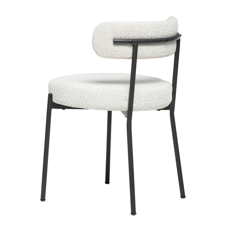 Chaise de salle à manger Carrera Carvalho, Blanc cassé