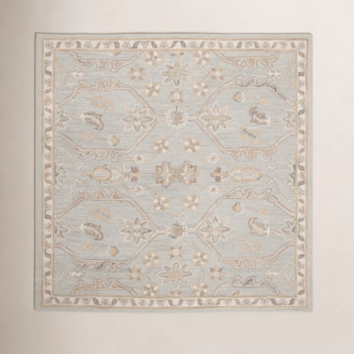 Airlie Slate Beige Hand-Tufted Wool Oriental Rug