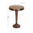Beardall Aluminum Accent Table with Hammered Design-1490597057
