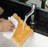Guein Square Natural Marble Tray,Golden Travertine