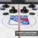 NHL 84" Air Hockey Table - Wrap Around Goal, LED Scoring, 4 Pucks and Pushers