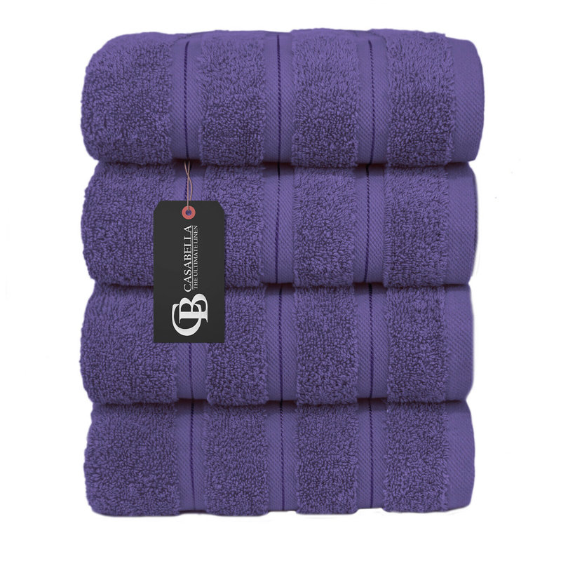 Casabella Luxury Hand Towel, Purple